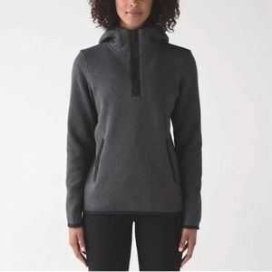 Lululemon Women's Its Fleecing Cold Pullover Heathered Black / black